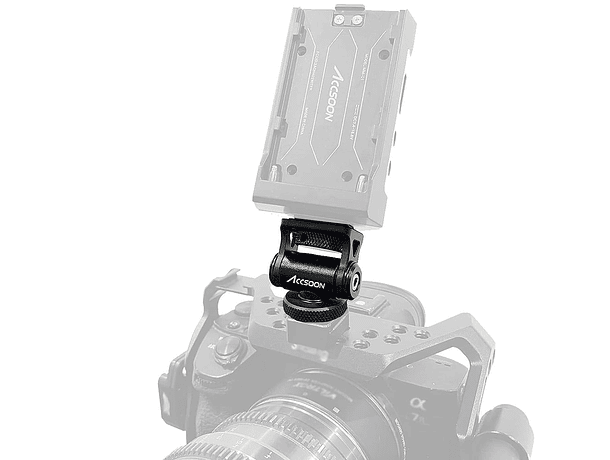 Adaptador Accsoon de Zapata Fria con Hilo de 1/4