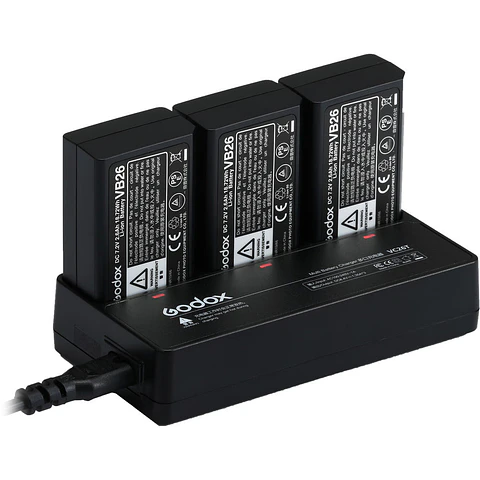 Cargador Multiple Godox VC26T - para Flash V1