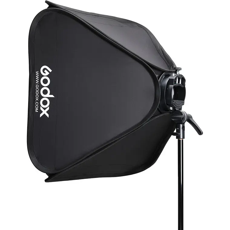 Softbox Godox 60x60cm con Grilla + Adaptador S2 para Flash 1
