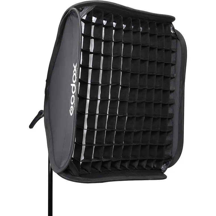 Softbox Godox 60x60cm con Grilla + Adaptador S2 para Flash 3