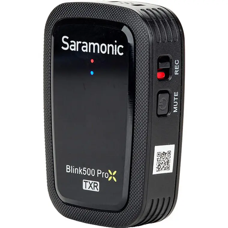 Micrófono inalámbrico Saramonic Blink 500 ProX B2R con 2 transmisores grabadores y receptor 5