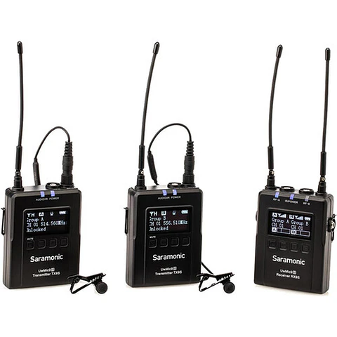 Sistema de micrófonos Saramonic UwMic9S KIT2 para 2 usuarios