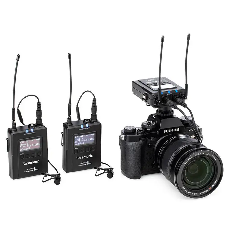 Sistema de micrófonos Saramonic UwMic9S KIT2 para 2 usuarios 7