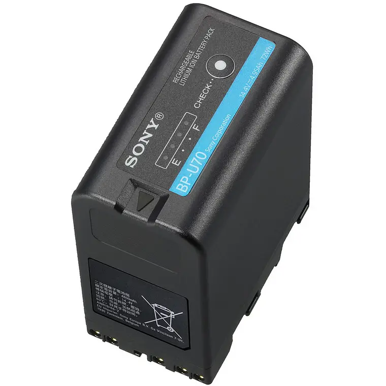 Batería Sony BP-U100 de 97 Wh para Videocámaras Profesionales 1