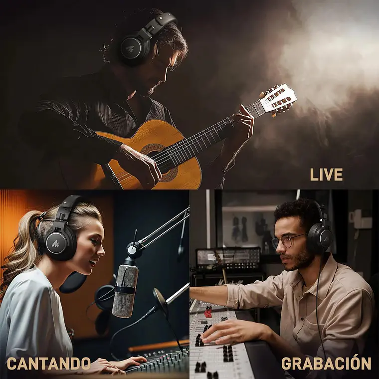 Audífonos de Estudio Maono MH700 para Monitoreo Profesional 8