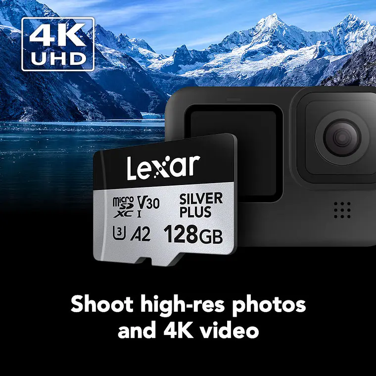 Memoria lexar 128GB MICRO SDXC SIL.PLUS UHS-I V30 7