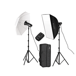 Kit de Iluminación de Estudio VISICO VL-400 II PLUS