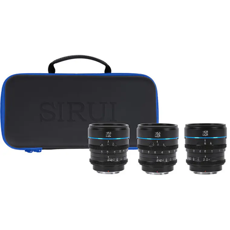 Kit de 3 lentes de cine Sirui Night Walker T1.2 S35 (Sony E) 7