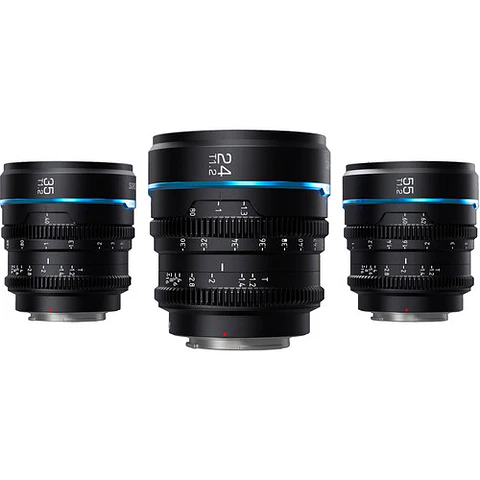 Kit de 3 lentes de cine Sirui Night Walker T1.2 S35 (Sony E)