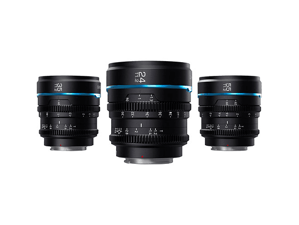Kit de 3 lentes de cine Sirui Night Walker T1.2 S35 (Sony E)