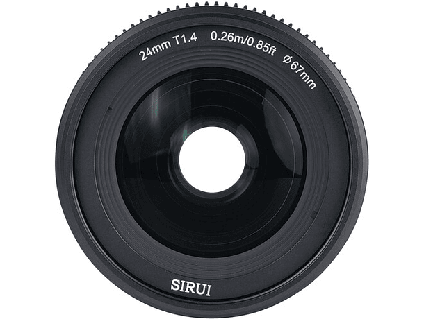 Lente de cine Sirui VP-1 Vision Prime de 24 mm T1.4