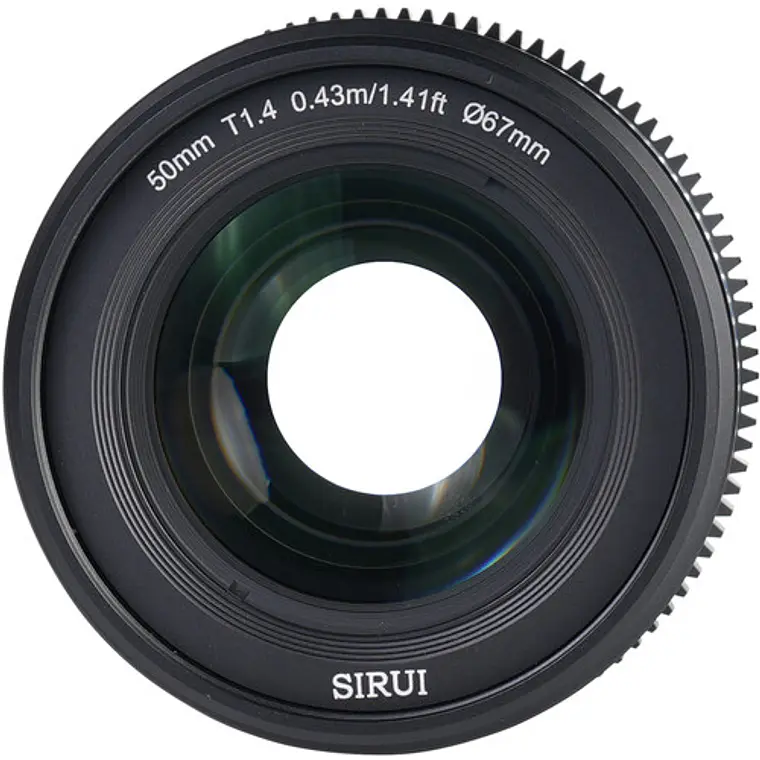 Lente de Cine Sirui VP-1 Vision Prime de 50 mm T1.4  2