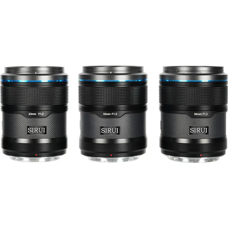 Kit de 3 lentes Sirui Sniper f/1.2 con enfoque automático (Sony E) 3