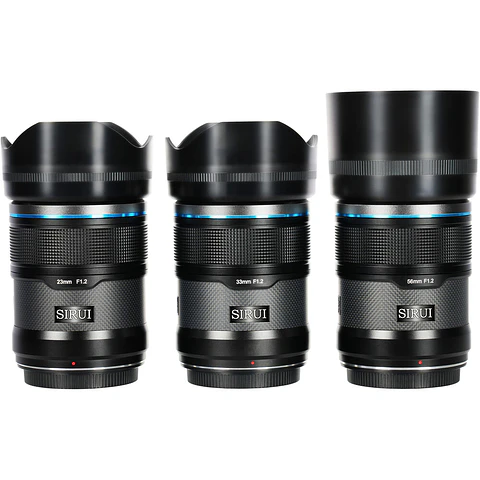 Kit de 3 lentes Sirui Sniper f/1.2 con enfoque automático (Sony E)