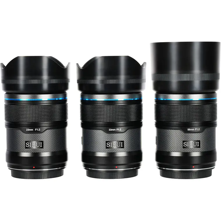 Kit de 3 lentes Sirui Sniper f/1.2 con enfoque automático (Sony E) 2