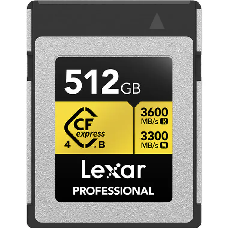 Tarjeta de memoria Lexar GOLD CFexpress 4.0 tipo B de 512 GB 1