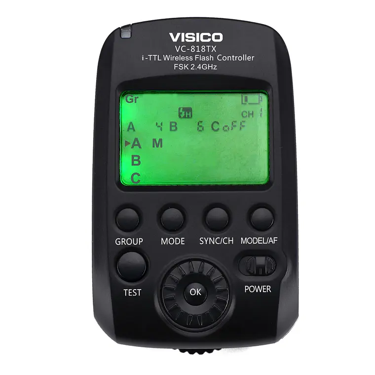 Trigger HSS TTL Visico VC-818 TX Canon  1