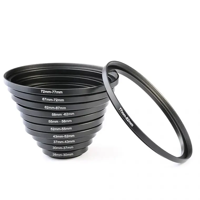 Anillos Adaptadores de Filtro K&F Concept Step Up 11 Piezas 3