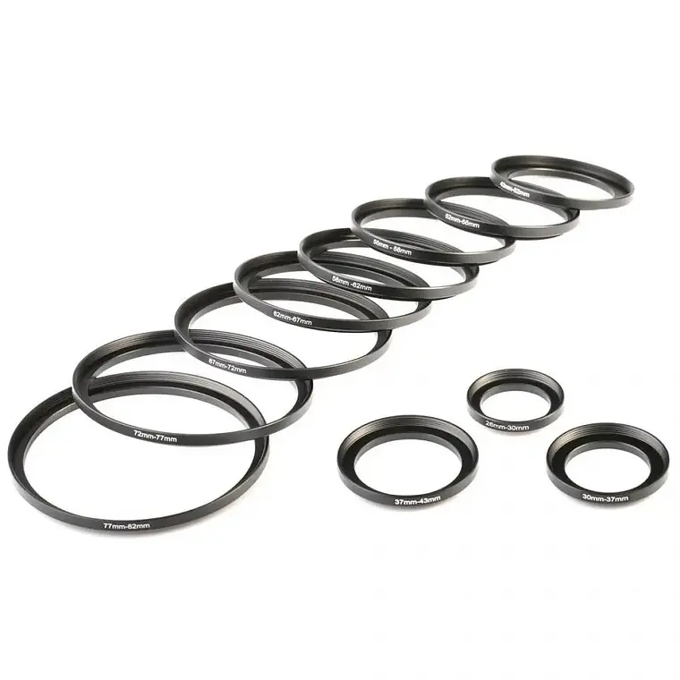 Anillos Adaptadores de Filtro K&F Concept Step Up 11 Piezas 4
