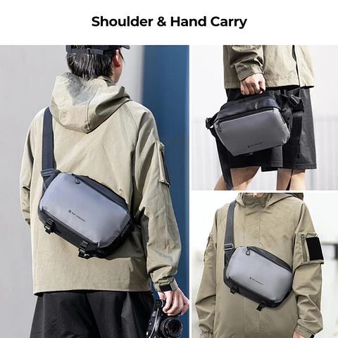 Bolso bandolera K&F Concept Alpha - Plateado