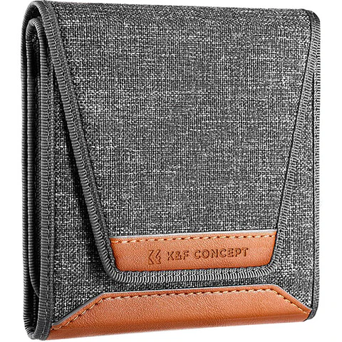 Estuche de 3 bolsillos K&F para filtros circulares