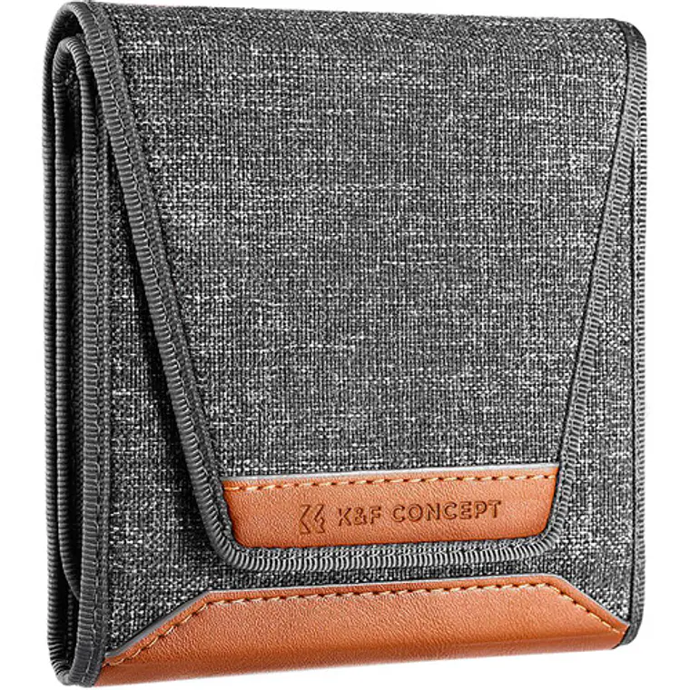 Estuche de 3 bolsillos K&F para filtros circulares 1