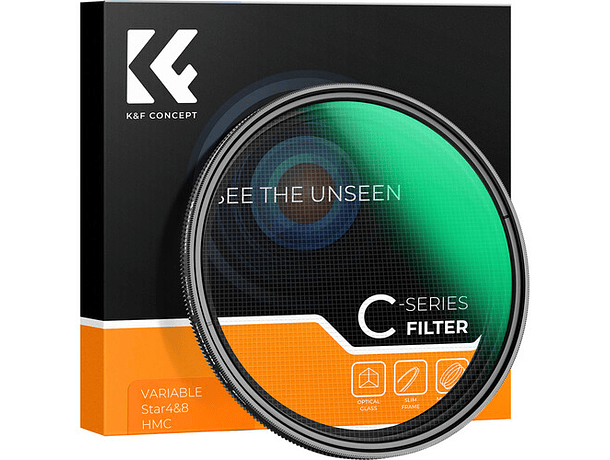 Filtro Estrella Variable K&F Concept Nano-C de 72mm