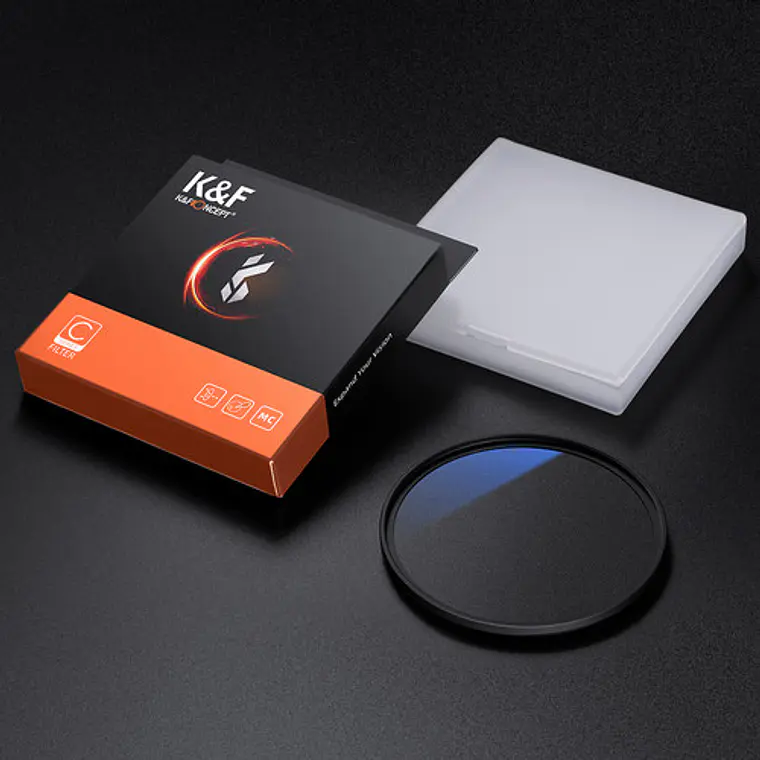 Filtro UV K&F Concept Azul Multicapa de 58 mm 9