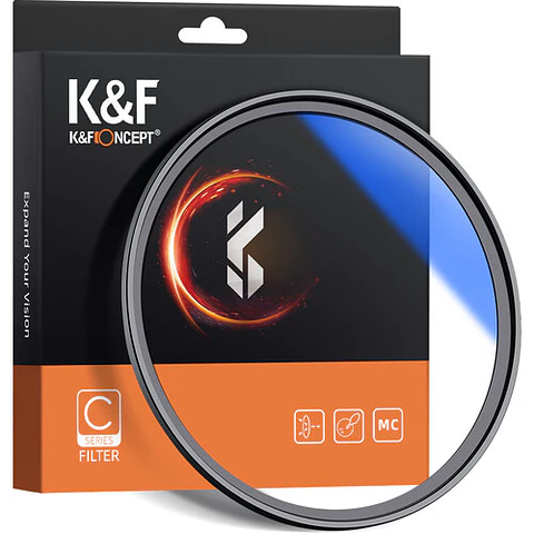 Filtro UV K&F Concept Azul Multicapa de 58 mm