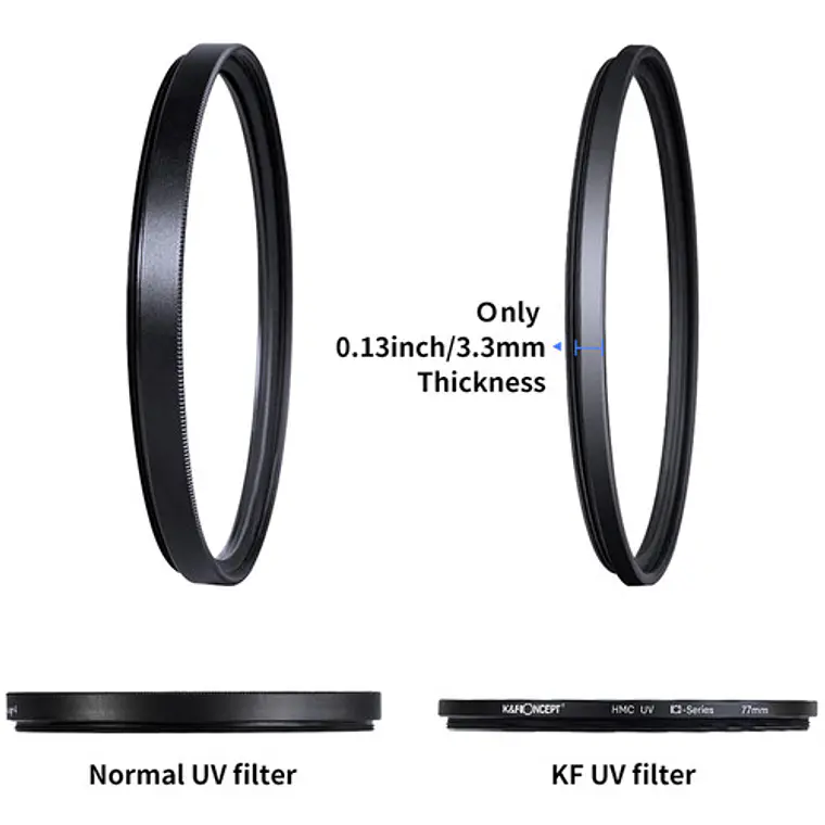 Filtro UV K&F Concept Azul Multicapa de 72 mm 7