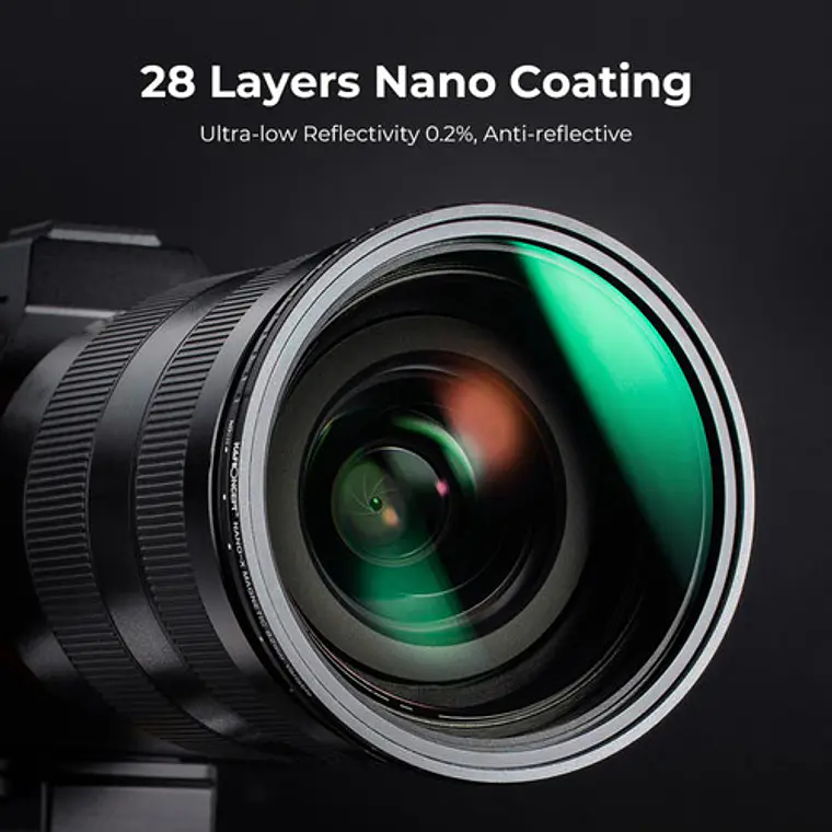 Filtro VND K&F Concept Nano-X Magnético ND8-ND128 de 67mm 5