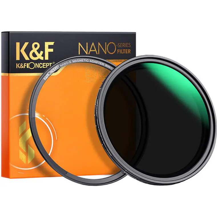 Filtro VND K&F Concept Nano-X Magnético ND8-ND128 de 67mm 1