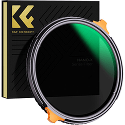 Filtro VND+CPL K&F Concept Nano-X ND4-ND64 de 67mm
