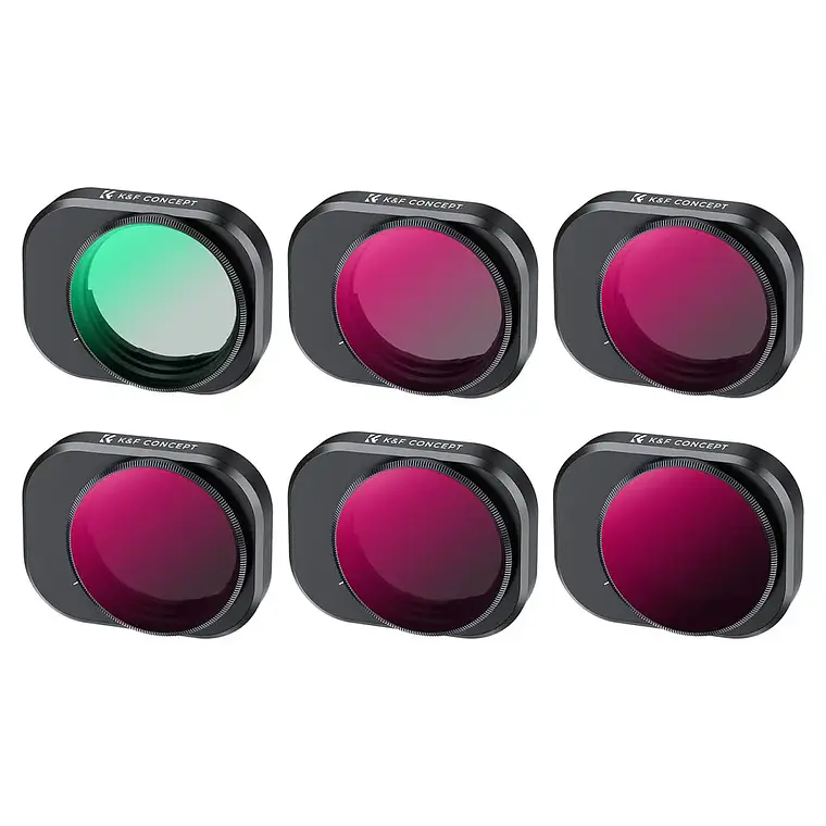 Kit de Filtros K&F Concept CPL/ND+PL para DJI Mini 4 Pro 1