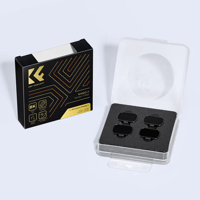 Kit de Filtros ND K&F Concept Nano-X para DJI Osmo Pocket 3 7