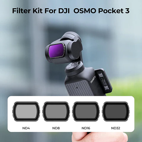 Kit de Filtros ND K&F Concept Nano-X para DJI Osmo Pocket 3