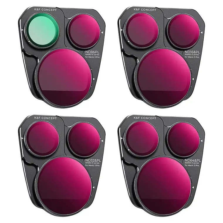 Kit de Filtros ND K&F para DJI Mavic 3 Pro (ND8/16/32/64) 1