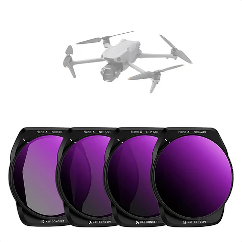 Kit de Filtros ND+PL K&F Concept Nano-X para DJI Air 3S