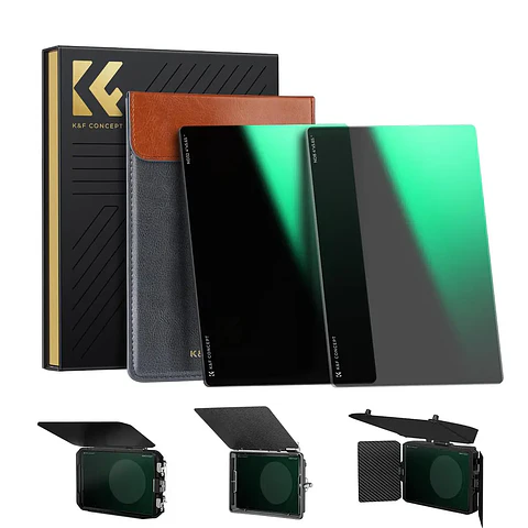 Kit Filtros ND8 + ND64 K&F Concept Para Matte Box de 4x5,65