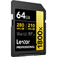 Tarjeta de Memoria SD Lexar 64GB Gold UHS-II SDXC - Miniatura 3