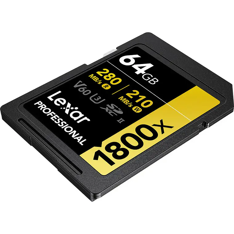 Tarjeta de Memoria SD Lexar 64GB Gold UHS-II SDXC 5