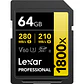 Tarjeta de Memoria SD Lexar 64GB Gold UHS-II SDXC - Miniatura 1