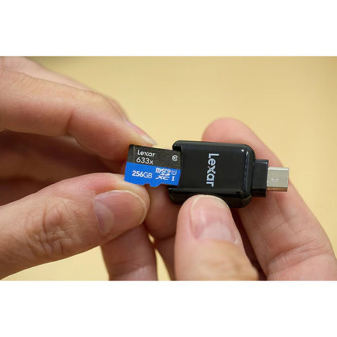 Tarjeta de Memoria Micro SD Lexar 256GB 633X UHS-I