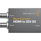 Micro Convertidor BMD HDMI a SDI3G/3DLUT con PSU - Miniatura 3
