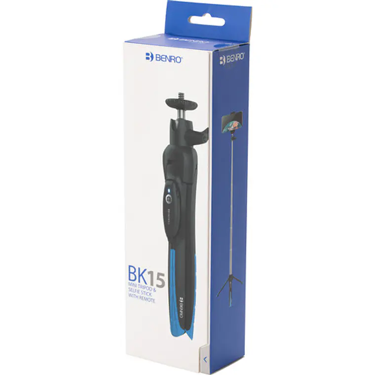 Mini Trípode y Bastón Selfie Benro BK15 12