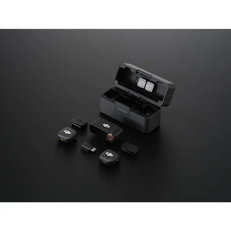 Micrófono Dji mic 3 (2 TX + 1 RX + Charging Case) 2