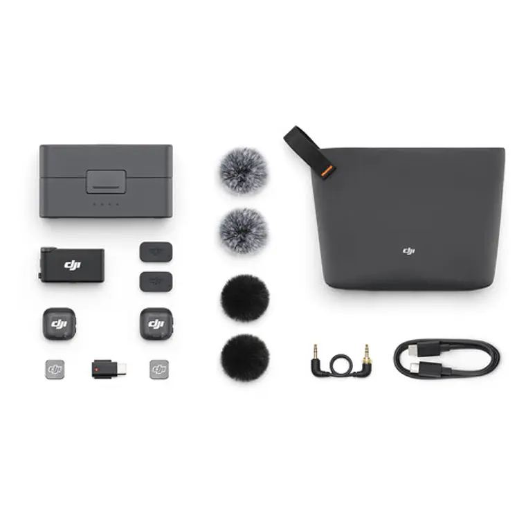 Micrófono Dji mic 3 (2 TX + 1 RX + Charging Case) 7