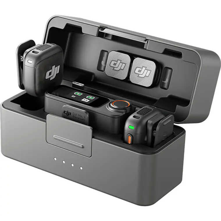 Micrófono Dji mic 3 (2 TX + 1 RX + Charging Case) 3