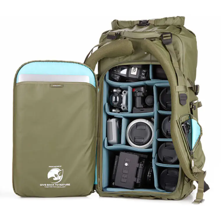 Kit de inicio Mochila Shimoda Action X70 HD - Verde 4