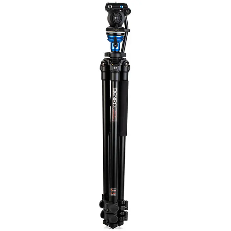 Trípode de Video Benro A1573F con Cabezal Fluido S2 Pro 4